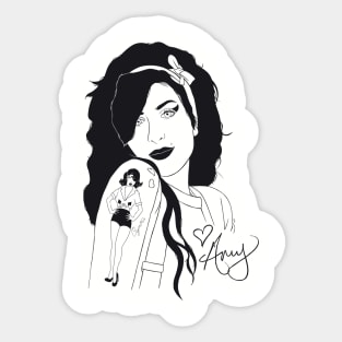 AmyWhinehouse Sticker